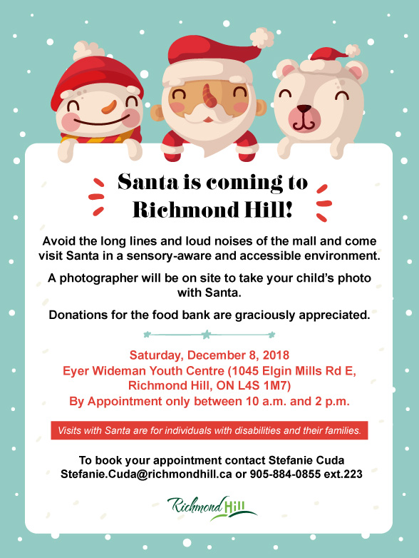 Santa is coming to Richmond Hill!
