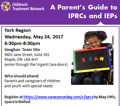 A Parent's Guide to IPRCs and IEPs- York