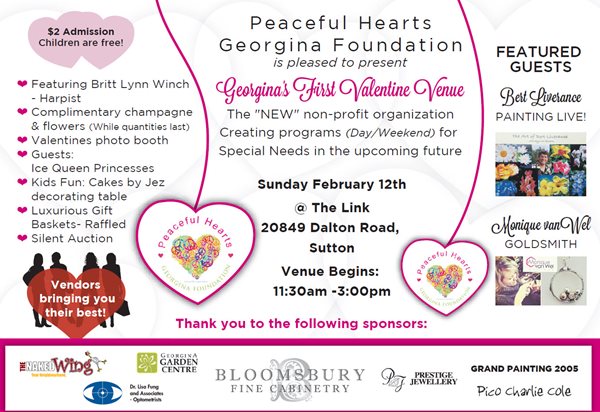 Georgina's Peaceful Hearts Foundation- Valentine's Venue