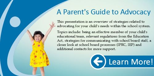 Kerry's Place Workshop: A Parent’s Guide To Advocacy- Vaughan