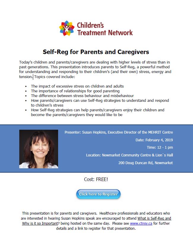 Self-Regulation Workshop for Parents and Caregivers