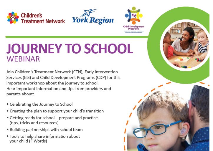 CTN, EIS and CDP Host - Journey to School Webinar - York Region