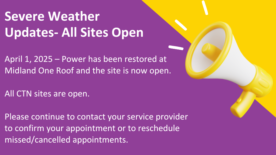 Severe Weather Updates- All Sites Open