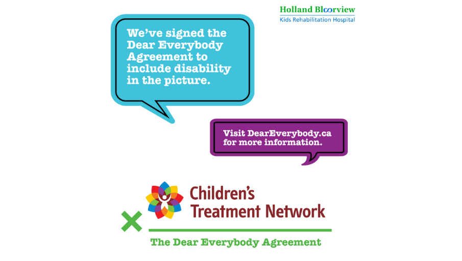 CTN joins Holland Bloorview Kids Rehabilitation Hospital’s Dear Everybody Movement