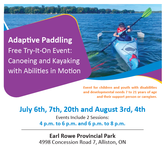 CANCELLED: CTN Try-It On Event: Adapted Paddling (Canoeing and Kayaking)