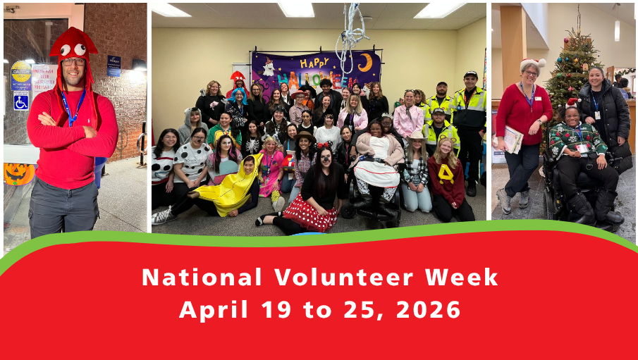 Celebrating National Volunteer Week April 19 to 25, 2026