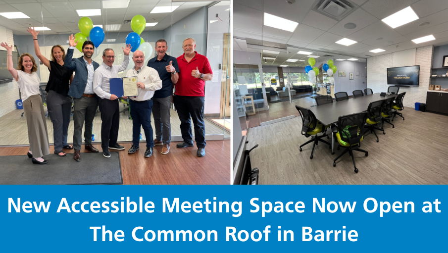 New Accessible Meeting Space Opens at The Common Roof in Barrie