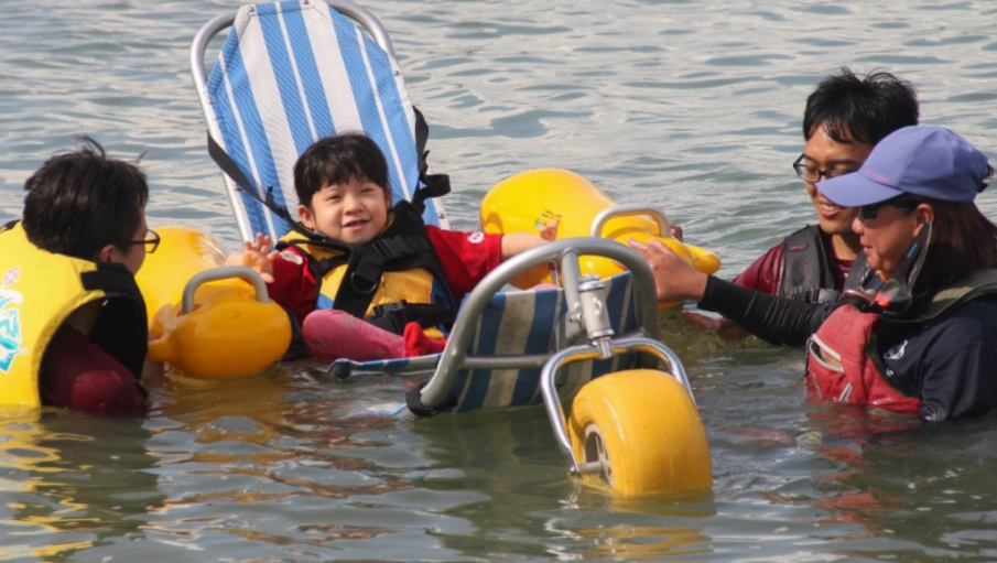 Inclusive Family Fun:  Summer Fun with the Mobi-Chair Floating Beach Wheelchair