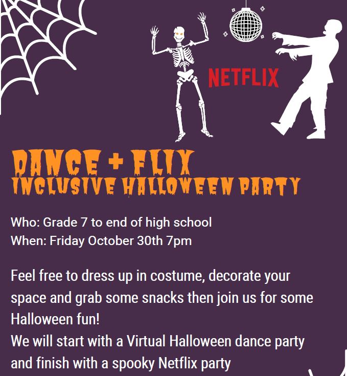 CTN - Youth Dance + Flix Inclusive Halloween Party