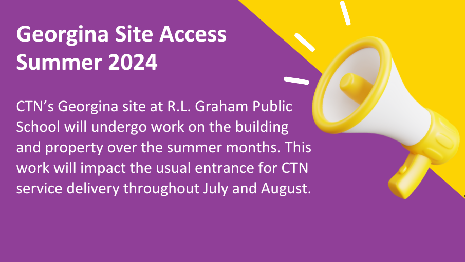Georgina Site Access for Summer 2024