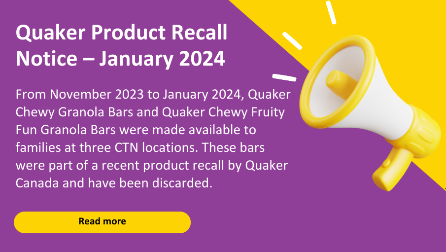 Quaker Product Recall Notice – January 2024