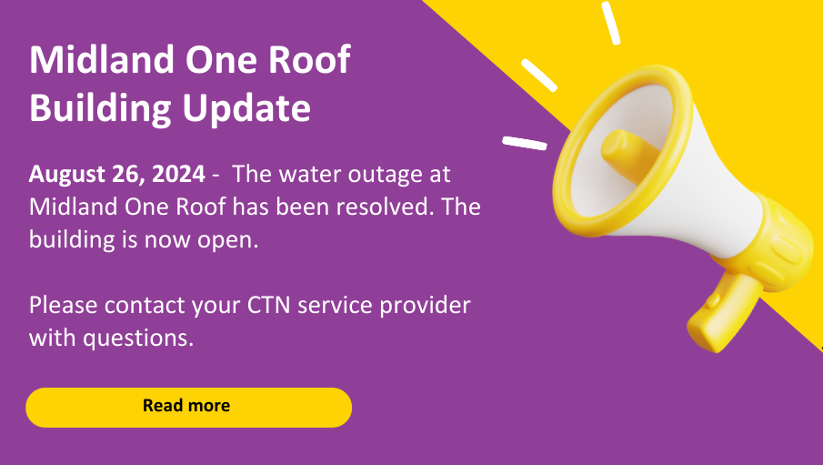 Midland One Roof Building Closure Update