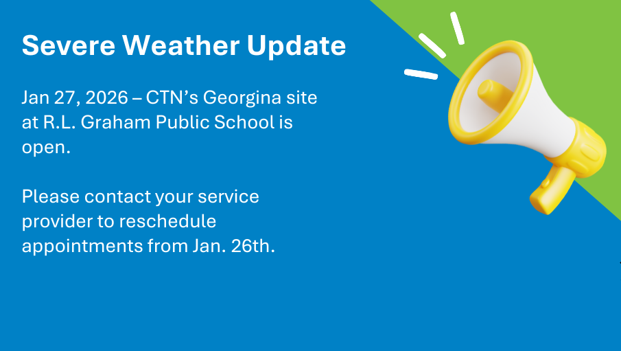 Jan 27, 2026 – Site open: CTN’s Georgina site at R.L. Graham Public School is open.