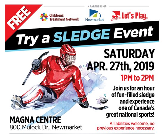 Try a Sledge Event- Newmarket