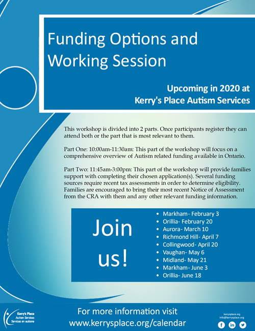 Funding Options And Working Session – Orillia