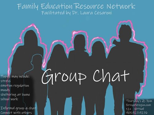 FERN's Group Chat (ages 12-18) - Online 