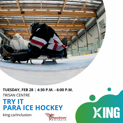 Township of King - Try it Para Ice Hockey - King City
