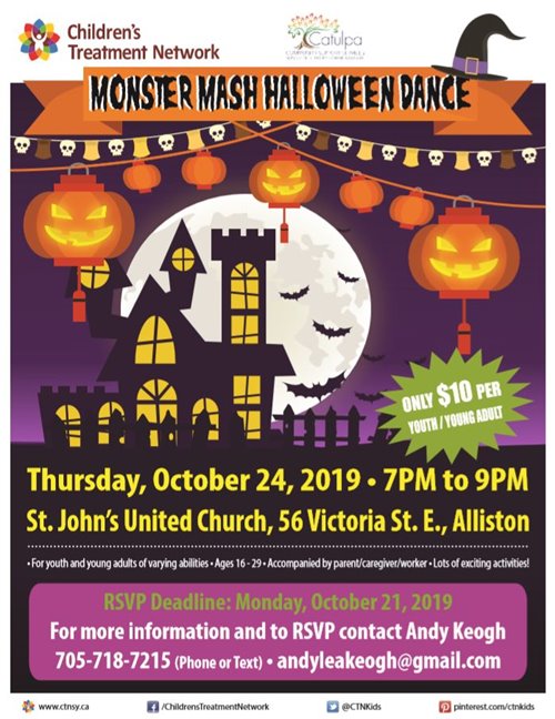 Youth Monster Mash Halloween Dance- Alliston