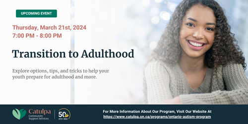 Catulpa (OAP) - Transitioning to Adulthood - Online
