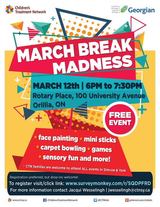 CTN March Break Madness Event- Orillia