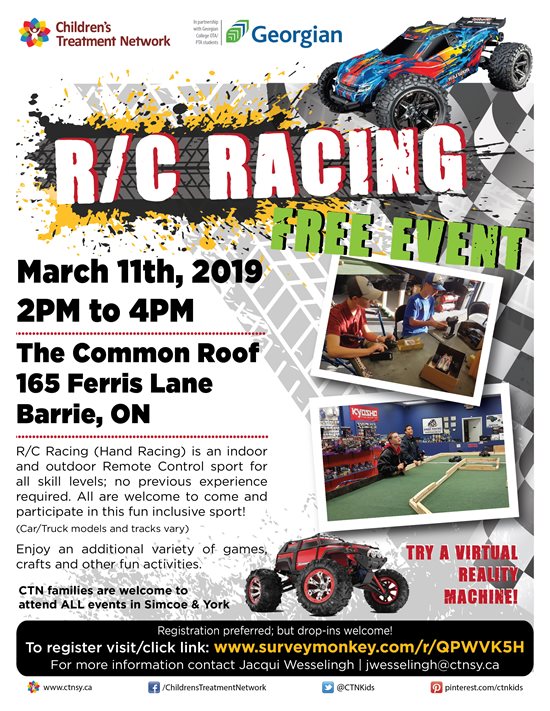 March Break Remote Control (Hand Racing) Event- Barrie