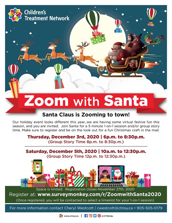 CTN's Santa Claus is Zooming to Town!